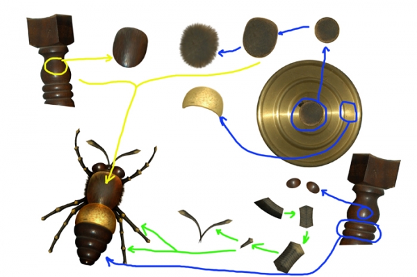 Creation of Giant Bees: Step 6